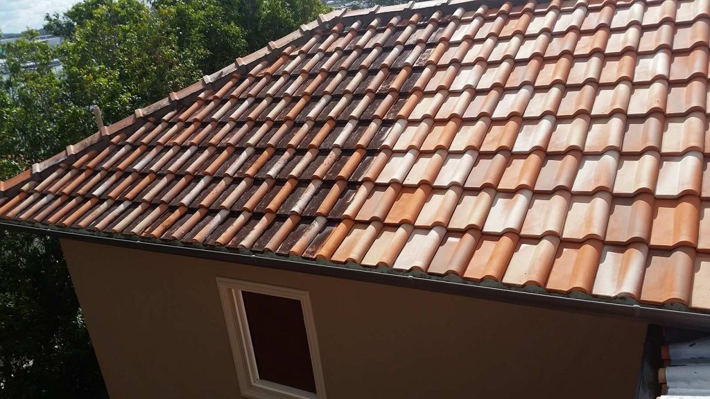 Roof Cleaning in Brisbane – Before & After Image