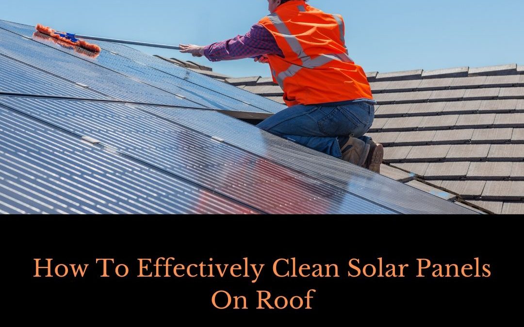 Clean Solar Panels On Roof