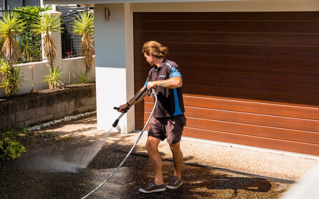pressure washing method