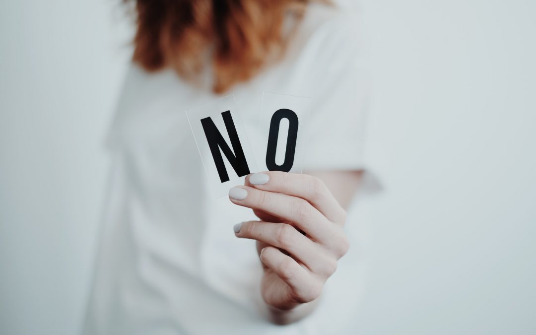 saying no